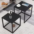 2-in-1 Nordic Metallic Side Table - 2
