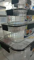 4-Piece Acrylic Food Container Set - F2C 06 - 2