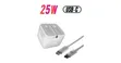 Apple 25W PD USB-C Charger with Lightning Cable for iPhone - 1