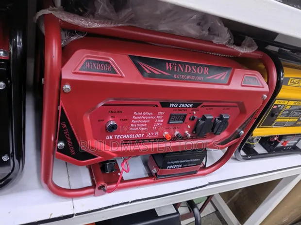 3kva Windsor 2.2kW Single Phase Petrol Generator - 1