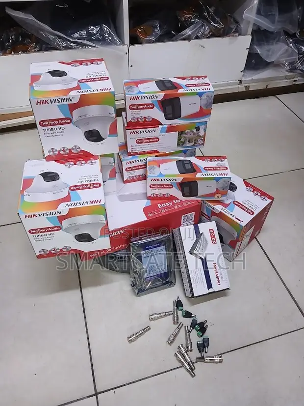 Hikvision 8CH Smart CCTV System | Full Color, Two-Way Audio, Siren - 1