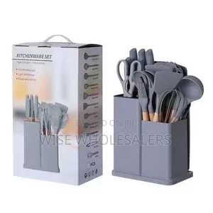 19-Piece Silicone Kitchen Utensil Set