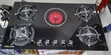 Geline 90cm 4 Gas + 1 Electric Hob na Wok Burner - 3
