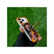 Oatsbasf iPhone 17 Pro Max Frameless Leather Magnetic Case - Orange - 2
