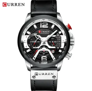 Curren 8329 Chronograph Mpya na Mkanda wa Ngozi