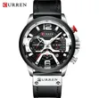 Curren 8329 Chronograph Mpya na Mkanda wa Ngozi - 2