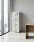 Diplomat 255KG Fire Resistant 4-Drawer Office Safe - 5