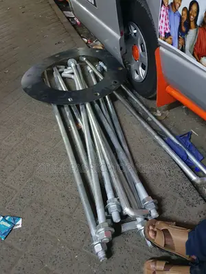 M32 x 1000mm L-Bolt ya Galvanized