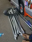 M32 x 1000mm L-Bolt ya Galvanized - 2