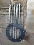 M32 x 1000mm L-Bolt ya Galvanized - 3