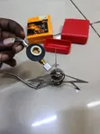 AMP Portable Camping Screw Stove - 160g Stainless Steel/Brass - 1