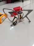 AMP Portable Camping Screw Stove - 160g Stainless Steel/Brass - 2