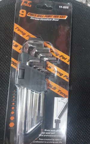 9pcs Hex Key Set - T10 hadi T50