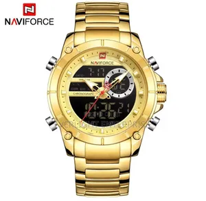 Naviforce Dual Time Watch ya Wanaume #NF9163