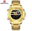 Naviforce Dual Time Watch ya Wanaume #NF9163 - 2