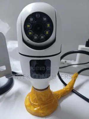 V380 Pro Dual Lens Bulb PTZ Camera