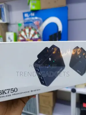 SK750 Wireless Microphone System for Interviews & Streaming