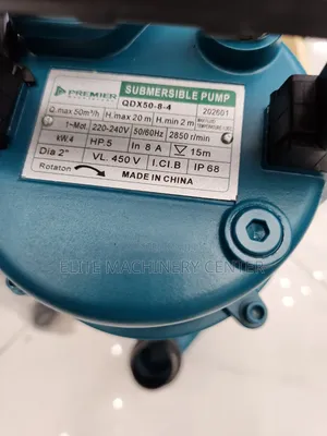 Premier QDX50-8-4 Submersible Pump, 5HP Motor