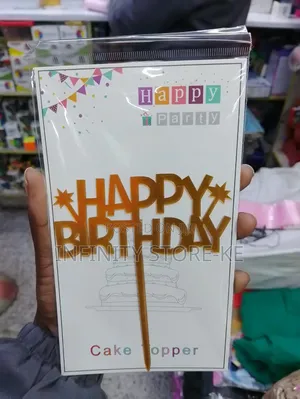 Happy Birthday Cake Topper