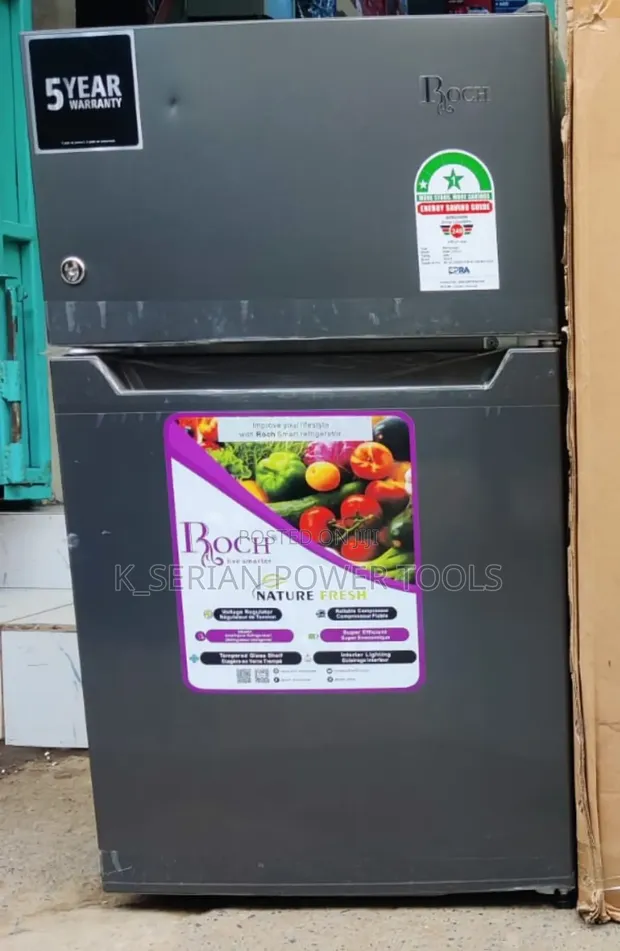 Roch 85L Double Door Refrigerator - 1