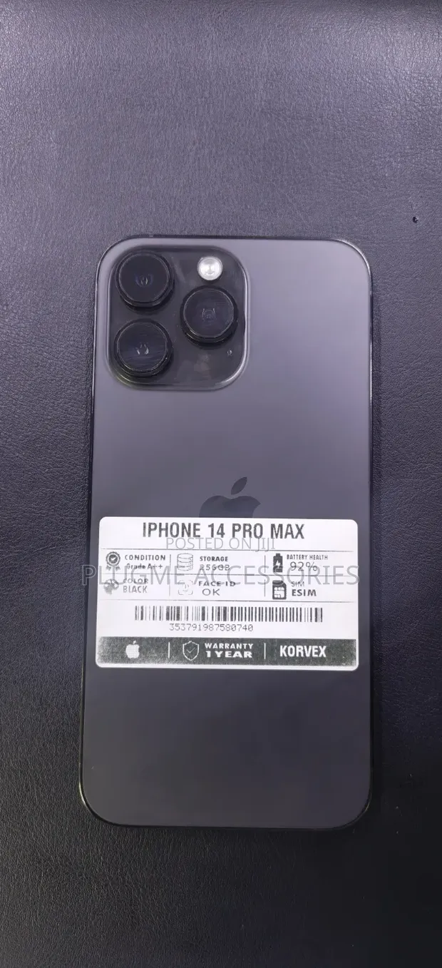 Apple iPhone 14 Pro Max 256GB Black - 1