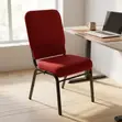 Red Full Fabric Wedding Chair - 1