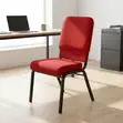 Red Full Fabric Wedding Chair - 3
