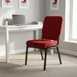 Red Full Fabric Wedding Chair - 4