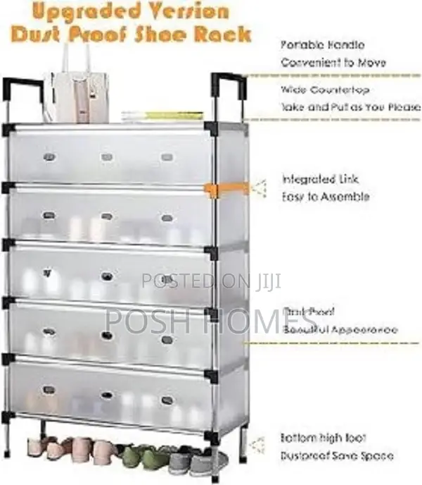 Foldable Shoe Storage Cabinet (4-6 Layers) - 1