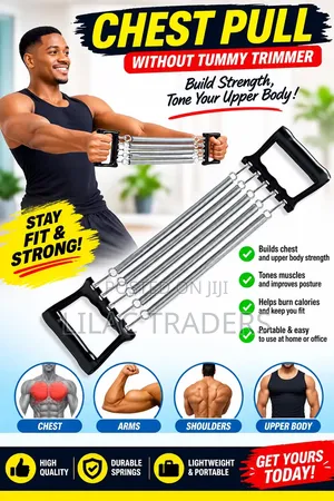 Chest Pull Exerciser (Without Tummy Trimmer)