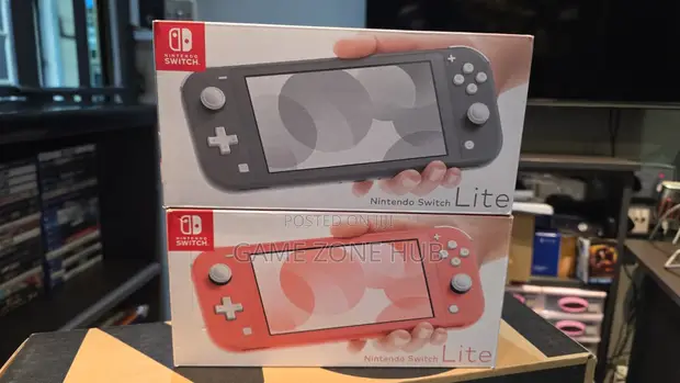 Nintendo Switch Lite Console (Pink) - 1