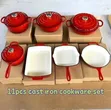 Seti ya Vifaa vya Kupikia vya Cast Iron 11pcs - 2