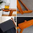 Mahogany Frame Outdoor Chair - 2