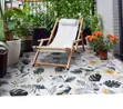 Mahogany Frame Outdoor Chair - 3