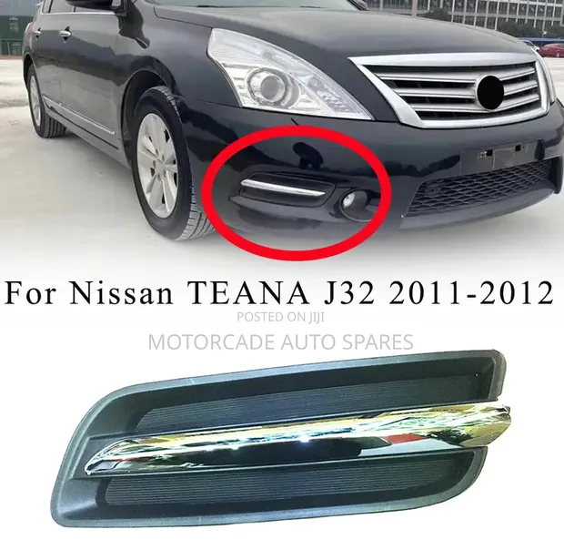 Nissan Teana 2008-2013 Front Bumper Chrome Moulding - 1