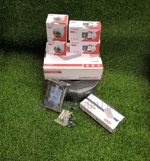 Hikvision 4 Camera 1080P Smart Hybrid CCTV Set Kamili