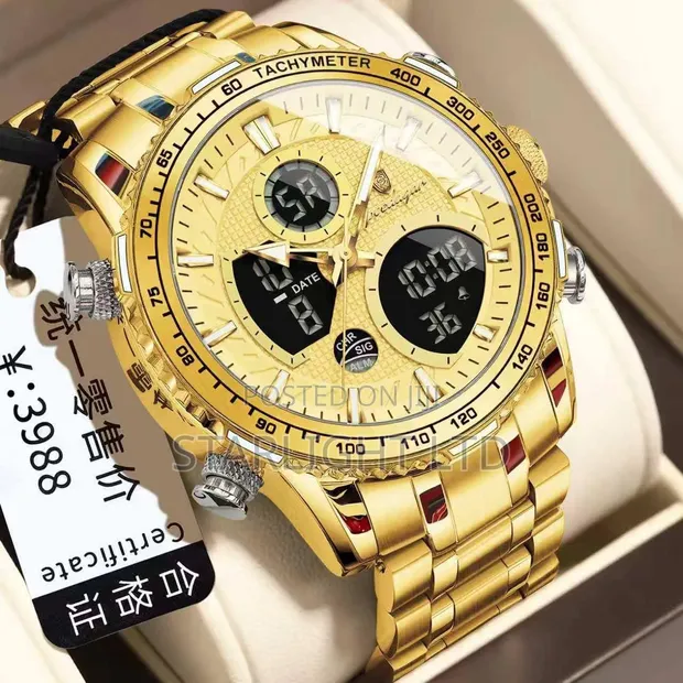 Poedagar Executive Series Men's Luminous Quartz Watch - 1