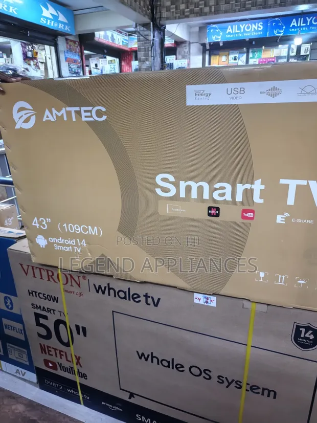 Amtec 43 Inch Android Smart TV 43L12 - 1