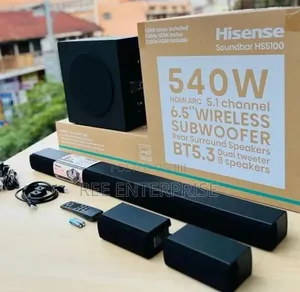 Hisense HS5100 540W Wireless Soundbar na Dolby Audio & DTS