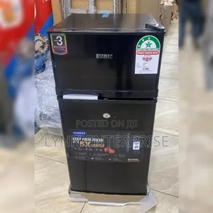 Ecomax 108L Fridge Mlango Mbili na Fridge Guard Bure