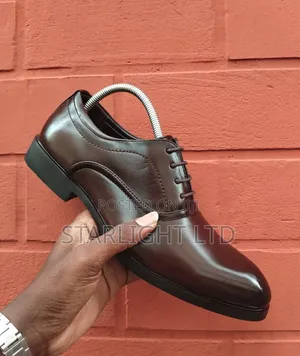 Viatu vya Oxford vya Ngozi vya Kawaida vya Wanaume