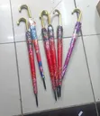 Flowered and Black Umbrellas - 1