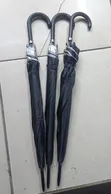 Flowered and Black Umbrellas - 2