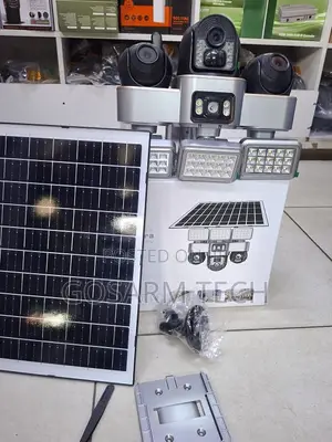 V380 VTS30 Solar Floodlight 4G Kamera ya Lenti Tatu na SIM