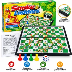 Folding Snakes and Ladders Game