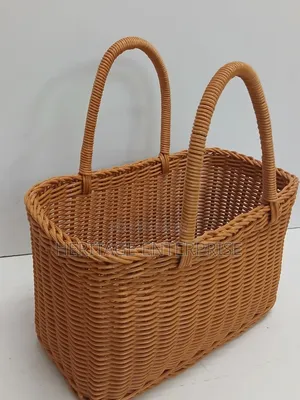 Multifunctional Rattan Storage Basket - 22cm