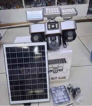 V380 Triple Lens Outdoor Solar 4G Camera