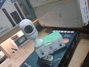 360° PTZ WiFi Bulb Security Camera