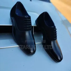 Polished Minimalist Oxfords with Durable Rubber Sole
