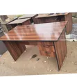 1 Meter Office Desk - Walnut Brown - 2